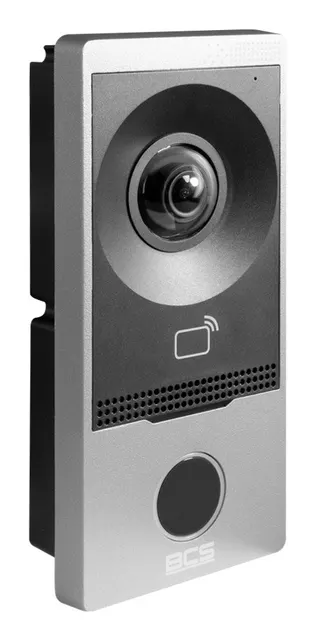 BCS BCS-P-PAN1101G wideodomofon 2 MP Srebrny Czarny