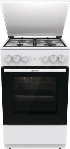 Kuchnia gazowo-elektryczna GORENJE GK5A22WH, termoobieg, grill, biały