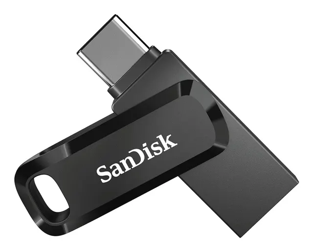 Pendrive SanDisk Ultra Dual GO SDDDC3-064G-G46 (64GB; USB 3.0 USB-C; kolor czarny)