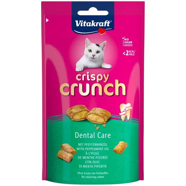 VITAKRAFT Crispy Crunch Dental przysmak kot 60g