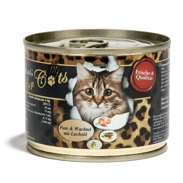 O'Canis konserwa dla kota Indyk & Przepiórka & Łosoś 200g