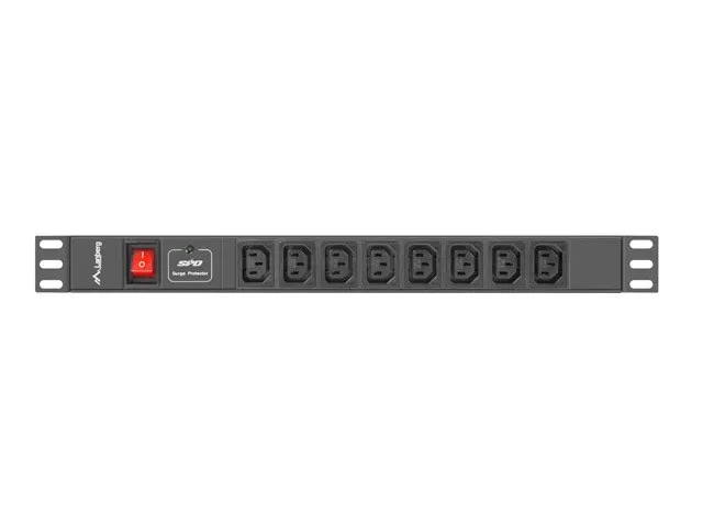 LANBERG LISTWA ZASILAJĄCA RACK PDU (1U 16A 8X IEC C13)