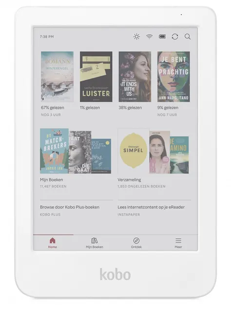 Czytnik E-booków Kobo Clara Colour 6 16GB Wi-Fi Biały