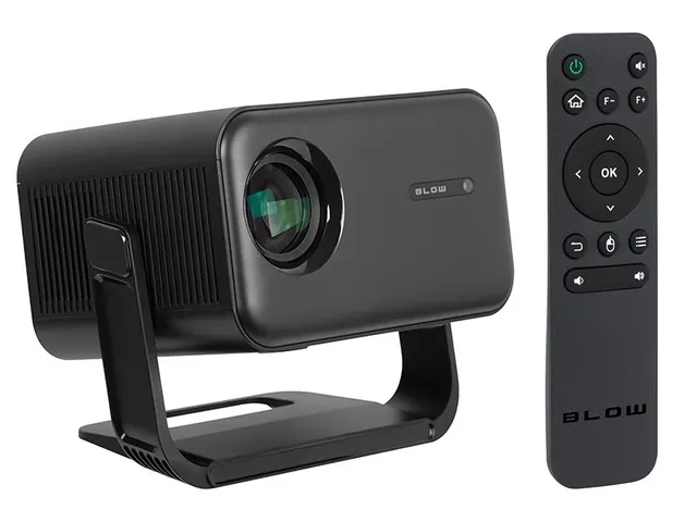 Projektor przenośny BLOW AndroidTV FullHD MaxView czarny