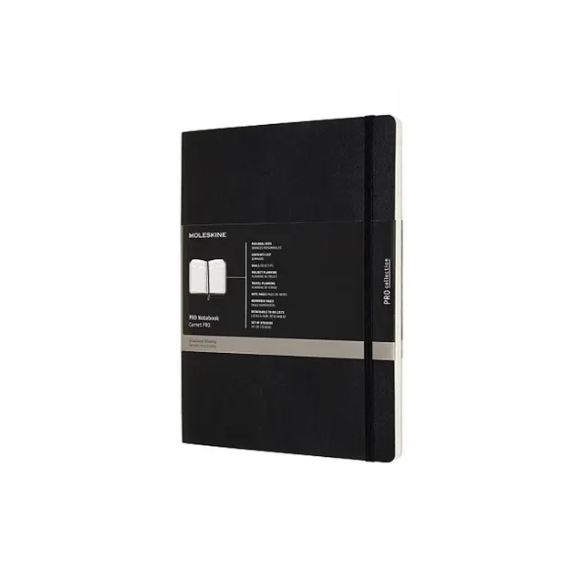 MOLESKINE Notes PROFESSIONAL XL (19x25 cm) miękka oprawa 192 strony czarny