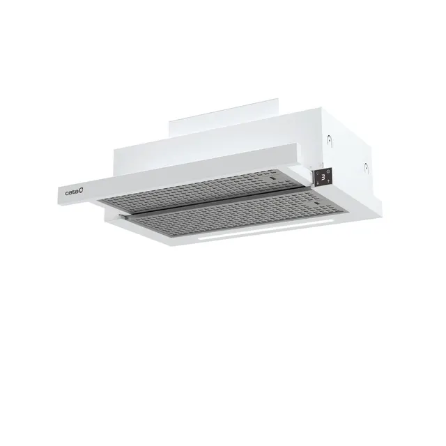Okap teleskopowy CATA CAMPANA TFH 6830 GWH Klasa efektywności energetycznej A+++ Szerokość 60 cm 795 m3/h Sterowanie dotykowe DOPROWADZIŁO Biały