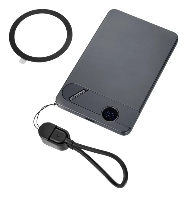 TROIKA POP50 5000 mAh Bezprzewodowe ładowanie Szary Czarny