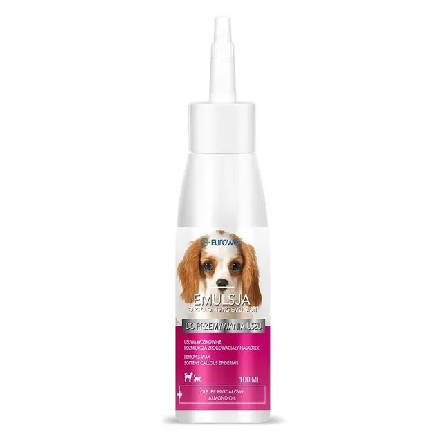 Eurowet Emulsja do uszu pies/kot 100ml