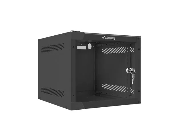 Szafa rack Lanberg WF10-2304-10B (4U; 240mm / 280mm / 310 mm; wisząca; Szklane; 10 ; kolor czarny)