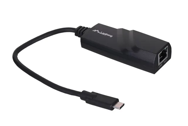 Karta sieciowa Lanberg NC-1000-02 (USB 3.1 USB-C; 1x 10/100/1000Mbps)