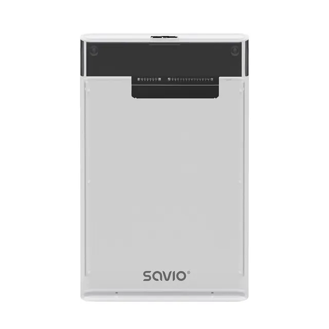 SAVIO ZEWNĘTRZNA OBUDOWA NA DYSK HDD/SDD 2 5 USB 3.0 TRANSPARENTNA AK-66