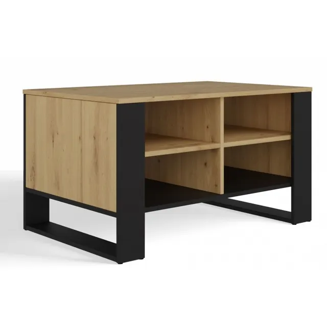 STOLIK KAWOWY MODERN 4P ARTISAN NOGA CZARNA