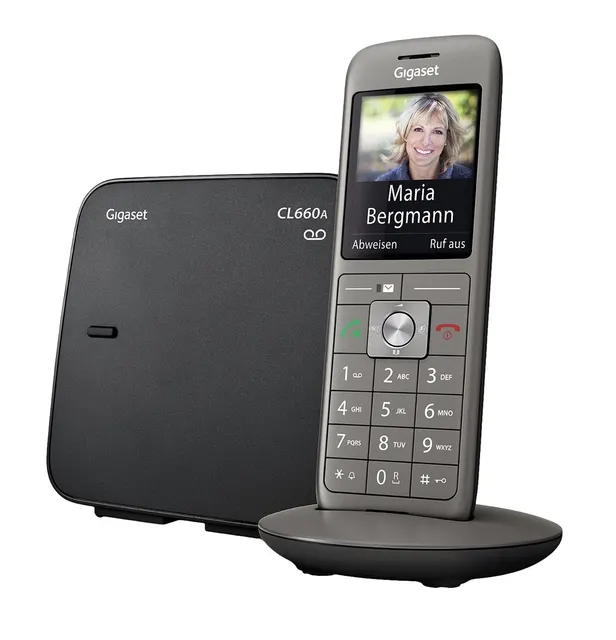 Telefon Gigaset CL660A w systemie DECT Antracyt Czarny