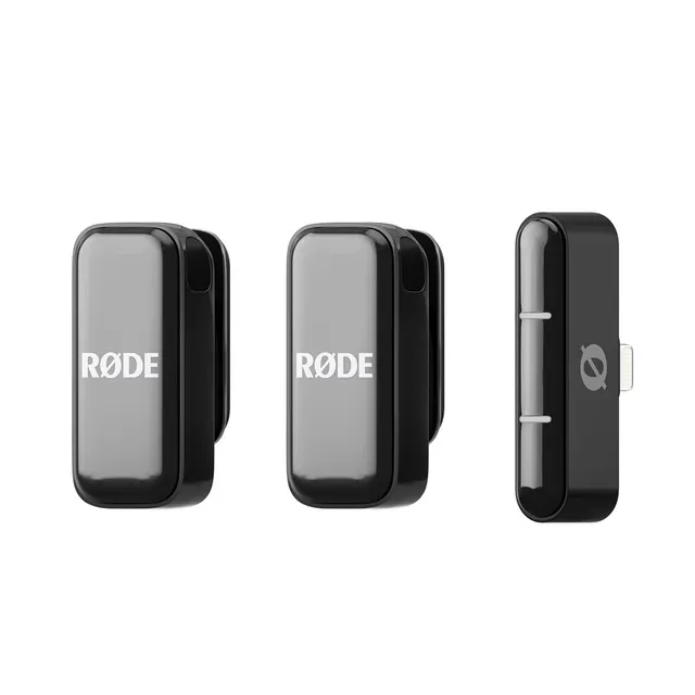 RODE Wireless Micro - 2-kanałowy cyfrowy system bezprzewodowy (Lightning Czarny)