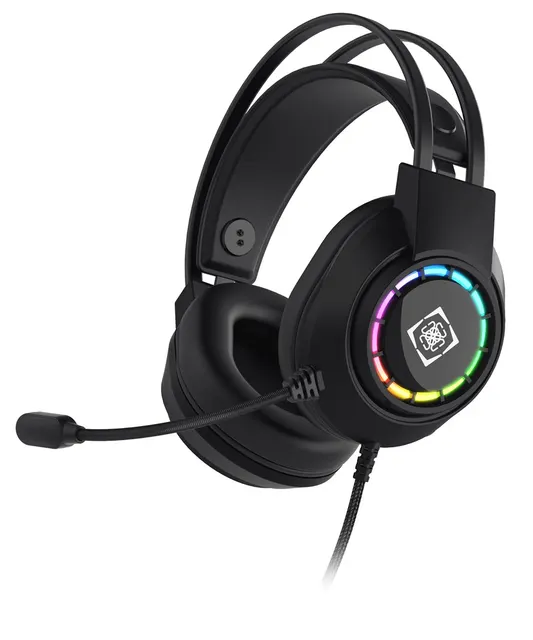 Deltaco Gaming GAM-168 słuchawki/zestaw słuchawkowy Przewodowa Opaska na głowę USB Typu-A Czarny