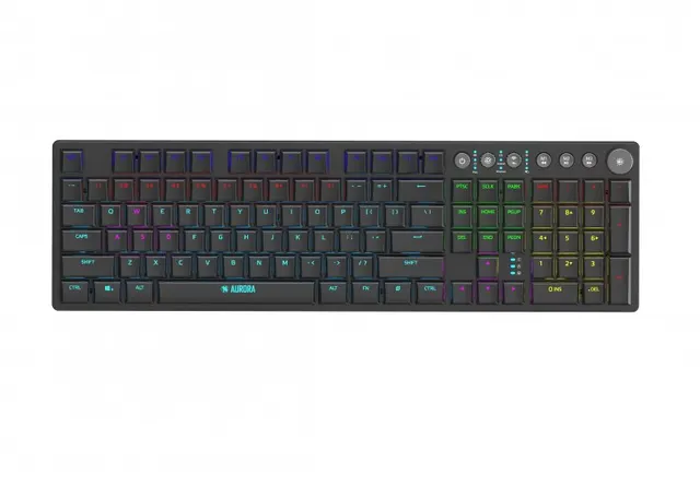 KLAWIATURA I-BOX AURORA K-6 RGB MECHANICZNA RED SWITCH LOW PROFILE GAMING