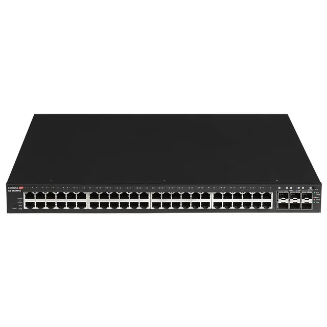Edimax GS-5654PLX przełącznik sieciowy Zarządzany Gigabit Ethernet (10/100/1000) Obsługa PoE Czarny