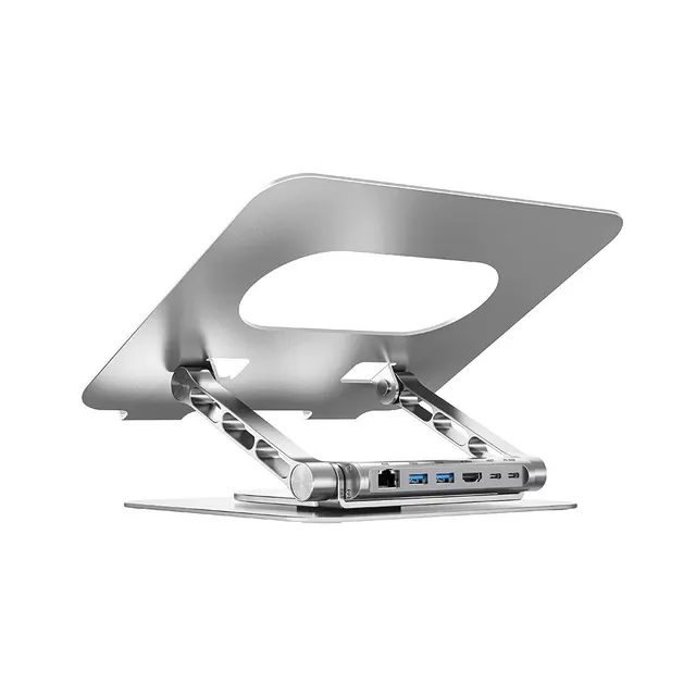 UNITEK PODSTAWKA POD LAPTOP + HUB USB-C HDMI 1.4 4K PD 100W