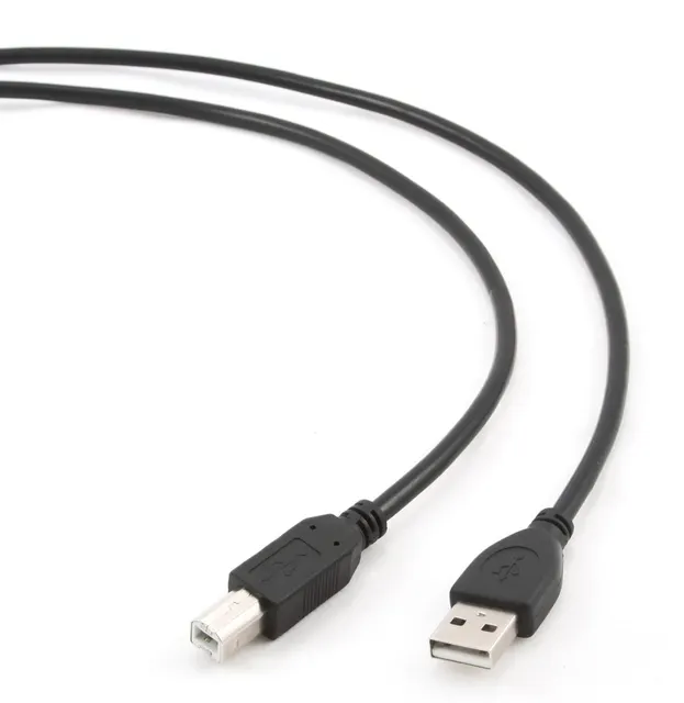 Kabel GEMBIRD CCP-USB2-AMBM-6 (USB 2.0 typu A M - USB 2.0 typu B M; 1 8m; kolor czarny)