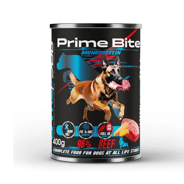 GAME DOG Prime Bite wołowina marchewka monoproteinowa 400g