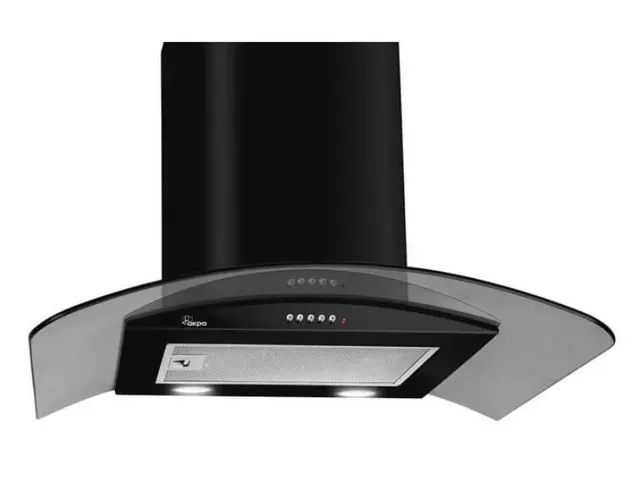Okap kominowy AKPO WK-4 LARGO ECO 50 cm, 297 m3/h, LED, czarny