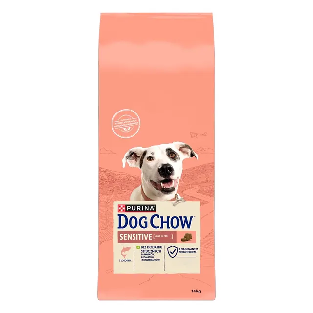 PURINA DOG CHOW Adult Sensitive z łososiem - sucha karma dla psa - 14 kg