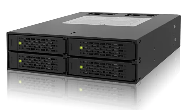 Panel nośny Icy Dock MB994SP-4SB-1 13.3 cm (5.25 ) 2.5 Aluminium Metal CE REACH