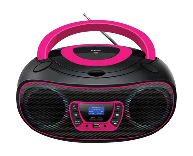 Boombox Denver TDB-212P różowy