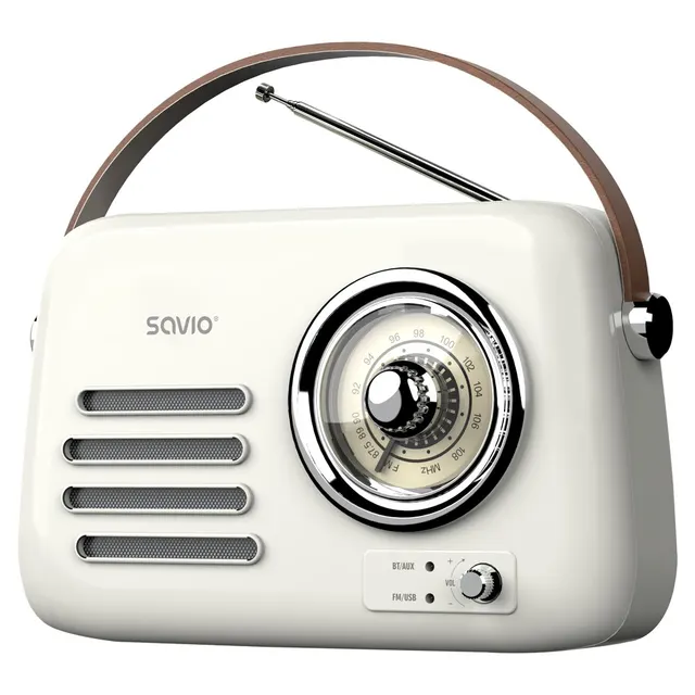 SAVIO RADIO PRZENOŚNE BIAŁE RS-02