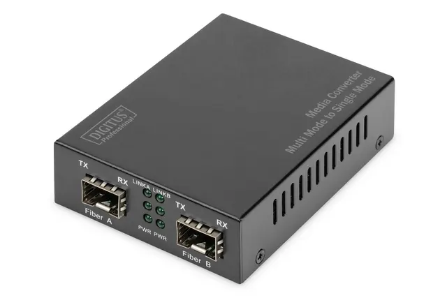 Digitus Gigabitowy konwerter medialny wielomodowy/jednomodowy SFP