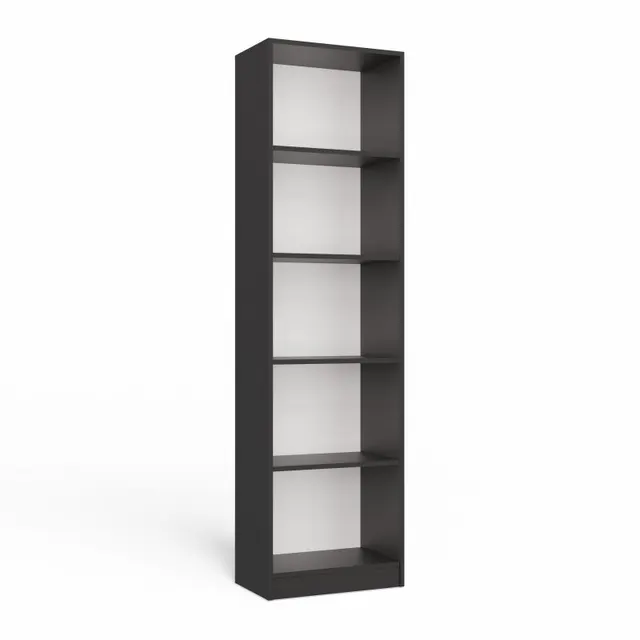 REGAŁ NA KSIĄŻKI 50 CM ANTRACYT