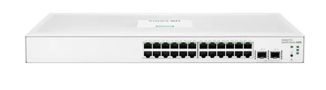 Switch HPE Aruba Networking Instant On JL812A 24p Gigabit 2p SFP 1830 Zarządzany L2 Gigabit Ethernet (10/100/1000) Obsługa PoE 1U