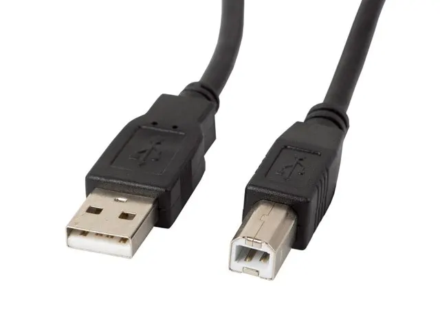 LANBERG KABEL USB-A -> USB-B M/M 1M (FERRYT CZARNY) CA-USBA-11CC-0010-BK