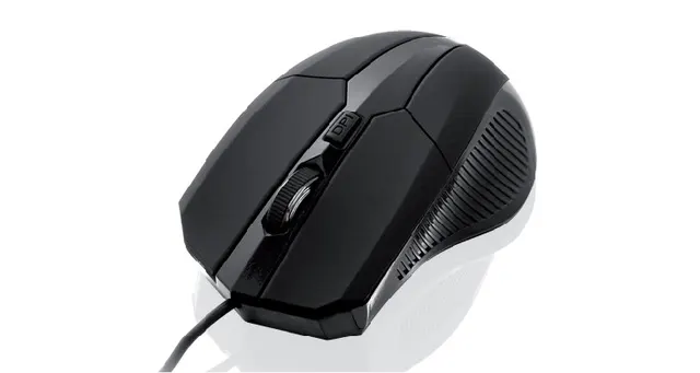 Mysz IBOX i005 LASEROWA PRZEWODOWA USB IMLAF005 (laserowa; 1600 DPI; kolor czarny)