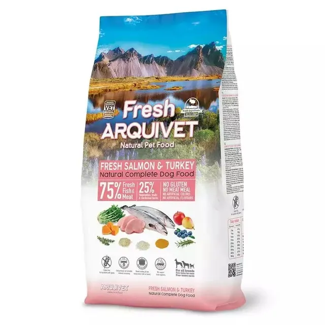 ARQUIVET FRESH - półwilgotna karma dla psa - łosoś z indykiem - 2 5kg
