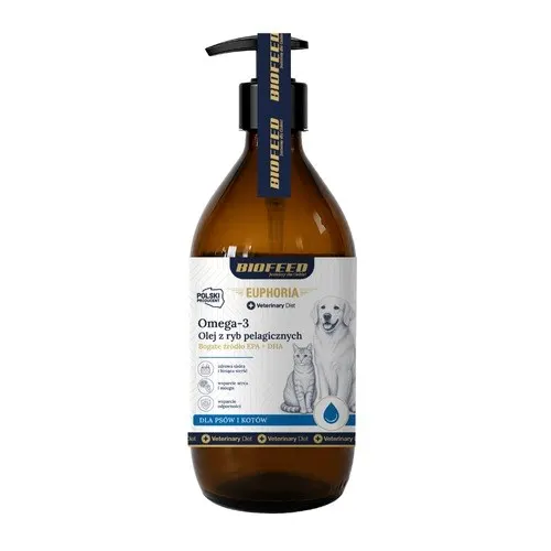 BIOFEED Euphoria vet diet olej z ryb pelagicznych 500ml