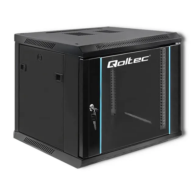 Szafa RACK 19 9U 600 x 500 x 600 czarna wisząca