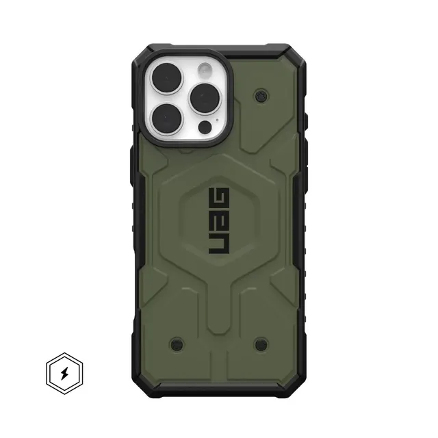 UAG Pathfinder Magsafe - obudowa ochronna do iPhone 16 Pro Max kompatybilna z MagSafe (olive)