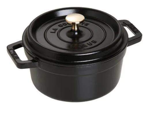 Garnek żeliwny okrągły Staub - Czarny 2.2 ltr