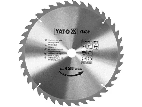Yato YT-6081 ostrze do piły tarczowej 35 cm 1 szt.