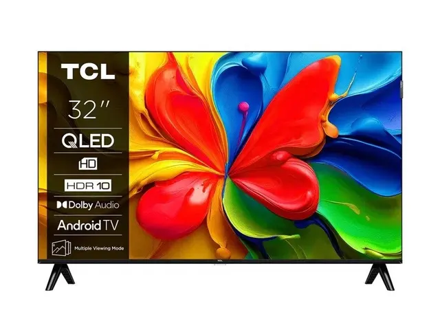 Telewizor TCL 32S4K QLED 32 HD Ready Android TV Dolby Digital Plus DVB-T2 Czarny