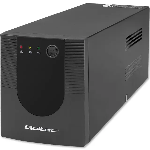 Qoltec 53776 zasilacz UPS Technologia line-interactive 1 5 kVA 900 W 4 x gniazdo sieciowe