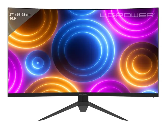 Monitor PC zakrzywiony LC-Power 68 58 cm (27 ) LC-M27QC QHD 16:9