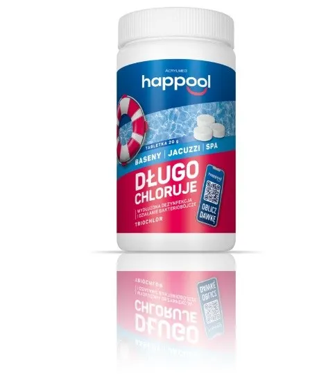 Acrylmed 0 4kg Multichlor 20g kompleksowa dezynfekcja wody basenowej - tabletki
