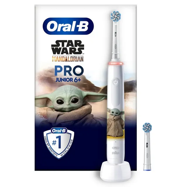 Oral-B PRO 14876674 szczoteczka elektryczna Dziecko Obrotowa szczoteczka do zębów Wielobarwny Biały
