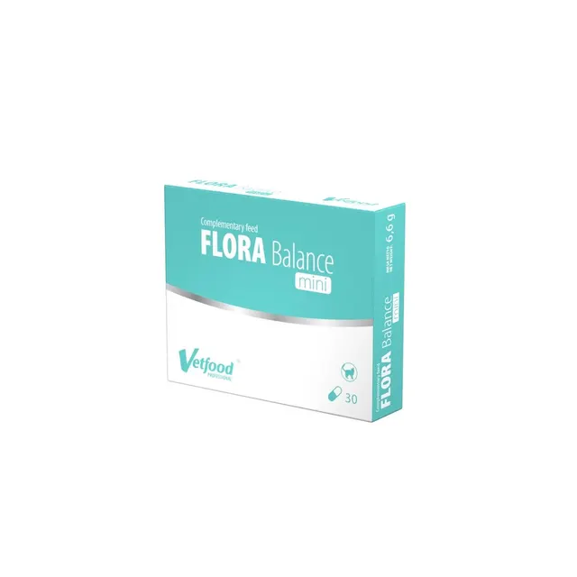 VetFood Flora Balance Mini przewód pokarmowy dla kota 30 kapsułek