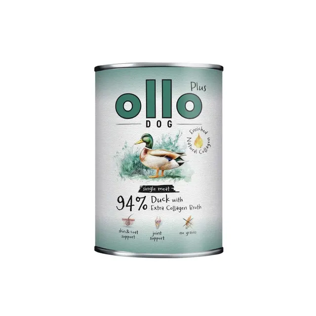 Ollo Plus Kolagen Kaczka 400g puszka dla psa