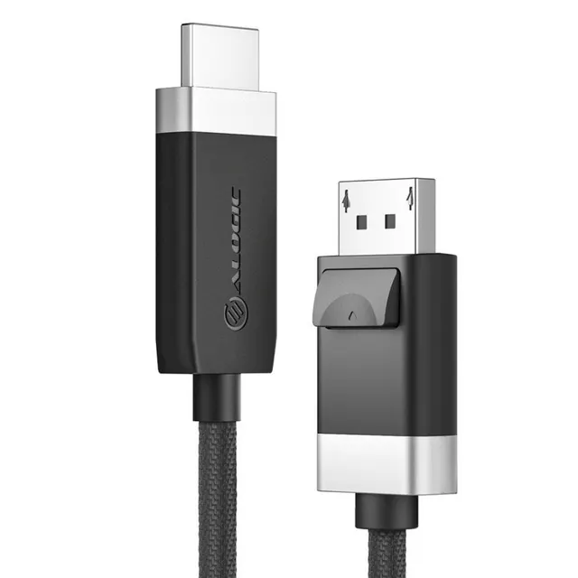 ALOGIC FUDPHD2-SGR adapter kablowy 2 m DisplayPort HDMI Czarny Szary