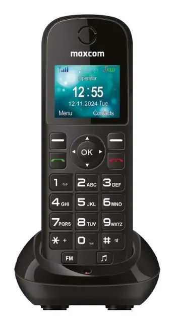 MaxCom Comfort MM35D SE telefon komórkowy 4 5 cm (1.77 ) 86 g Czarny Telefon dla seniora