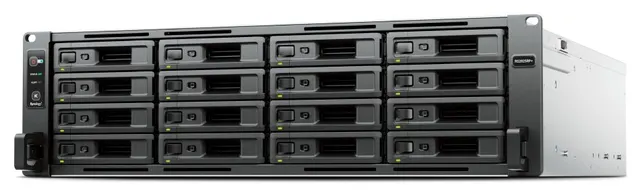 NAS Synology DS1825+ 3U Rack 16x 2.5 /3.5 SATA AMD Ryzen V1780B 8GB DDR4 (max.32GB) 2x 1GbE RJ-45 1x 10GbE RJ-45 2x USB 3.2 1x Mini-SAS HD 550W Redundant PSU